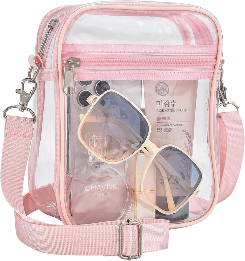 Busiuw Clear Bag for Stadium Events Small Mini Clear Purse Bag for Stadium Concerts Sports Events Festivals - Image 3